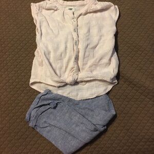 EUC‎ Girl's Old Navy Top & Pants